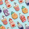 30Pcs 6 Styles Alloy Enamel Pendants ENAM-CJ0003-51-6