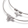 Tarnish Resistant 304 Stainless Steel Wire Pendants STAS-M274-020D-2