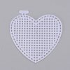 DIY Heart Plastic Canvas Shapes DIY-TAC0006-93-1