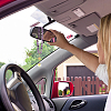4Pcs Glass Round Car Pendant Decorations HJEW-OC00277-5