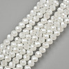 Electroplate Glass Beads Strands EGLA-A034-J8mm-A08-1