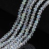 Electroplate Glass Beads Strands EGLA-A034-T10mm-L19-1