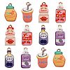 30Pcs 6 Styles Alloy Enamel Pendants ENAM-CJ0003-51-1