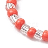 Glass Seed Beads Stretch Rings for Women RJEW-JR00690-5