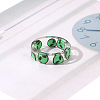 Transparent Resin Finger Rings WG0FCEE-12-1