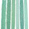 Electroplate Glass Beads Strands EGLA-A044-P1mm-A14-2