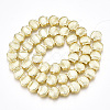 Electroplate Non-magnetic Synthetic Hematite Beads Strands G-T061-181G-2