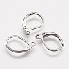 Tarnish Resistant 316 Surgical Stainless Steel Leverback Earring Findings LS-X-STAS-P113-01-1