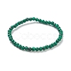 Synthetic Malachite Beaded Stretch Bracelets BJEW-A117-A-16-2