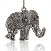 Tibetan Style Alloy Rhinestone Big Pendants ALRI-L048-07AS-2