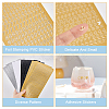 AHADERMAKER 12 Sheets 12 Styles Waterproof PVC Decorative Stickers DIY-GA0004-27-3