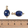 Natural Lapis Lazuli Faceted Pendans KK-L218-003G-07-3