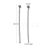Tarnish Resistant 304 Stainless Steel Ball Head Pins X-STAS-M010-30mm-01-5