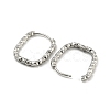 Non-Tarnish 304 Stainless Steel Hoop Earring STAS-A091-17A-P-2