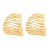 Brass Stud Earrings EJEW-P346-03G-4