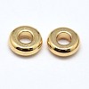 Brass Flat Round Spacer Beads KK-M085-13G-NR-2