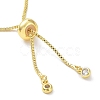 Long-Lasting Plated Brass Round Bead Slider Beacelets for Women Men BJEW-E089-01G-03-3