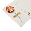 Dried Carnation Paper Thank You Greeting Cards AJEW-K043-01E-3