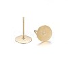 304 Stainless Steel Stud Earring Findings STAS-P210-45G-02-2