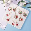 DIY Fruit & Rabbit Drop Earring Making Kit DIY-SZ0007-52-5