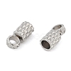 Tarnish Resistant 304 Stainless Steel Cord Ends STAS-Z084-07P-02-2