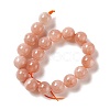Natural Sunstone Beads Strands G-A205-28C-2