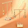 T Bar Organic Glass Earring Display Stand X-EDIS-G001-01-5