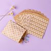 100Pcs 4 Patterns Eco-Friendly Kraft Paper Bags CARB-LS0001-02A-6