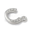 U-Shaped Brass Pendants KK-Q091-06P-2
