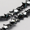 Non-magnetic Synthetic Hematite Beads Strands G-Q899-8mm-2