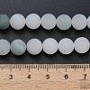 Natural Tianshan Cui Quartzite Beads Strands G-G305-A02-8mm-5