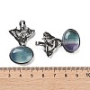 Natural Colorful Fluorite Pendants G-F777-02AS-07-3