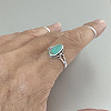 Alloy & Turquoise Finger Rings for Women FS-WG36F16-04-2