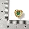 Brass Micro Pave Cubic Zirconia Beads KK-I276-46G-05-3