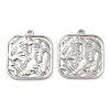 Non-Tarnish 304 Stainless Steel Pendants STAS-L022-360P-1