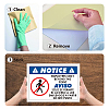5Pcs Waterproof PVC Warning Sign Stickers DIY-WH0237-028-4