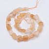 Raw Rough Natural Citrine Bead Strands G-F403-09-2