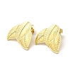 Ion Plating(IP) 304 Stainless Steel Stud Earrings Findings EJEW-I281-42G-1