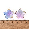 Transparent Acrylic Bead Caps TACR-P011-03E-3