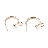 304 Stainless Steel Half Hoop Earrings STAS-Z028-B01-G-1