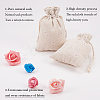 Polycotton(Polyester Cotton) Packing Pouches Drawstring Bags ABAG-T004-10x14-01-3
