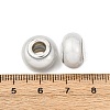 Two Tone Opaque Resin Rondelle European Beads RESI-Z046-02B-3