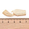 Brass Interlocking Clasps KK-D360-06G-3