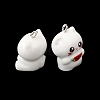 Opaque Resin Pendants RE-CBAD0A2-11P-2