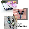 Electroplated Natural Lava Rock Beads Strands X-G-S352-30D-07-5