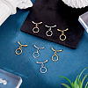 7Pcs Ring Brass Toggle Clasps KK-TADJ0001-21-4