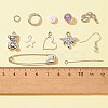 DIY Safety Pin Brooch Earring Making Kit DIY-FS0004-32-2