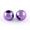 ABS Plastic Imitation Pearl European Beads X-MACR-R530-12mm-A64-1