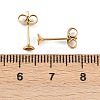304 Stainless Steel Stud Earring Findings STAS-D389-03B-G-3