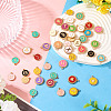 52Pcs 2 Styles Alloy Enamel Pendants FIND-TA0008-50-6